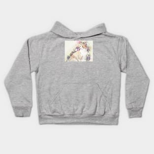 Victorian Cat Kids Hoodie